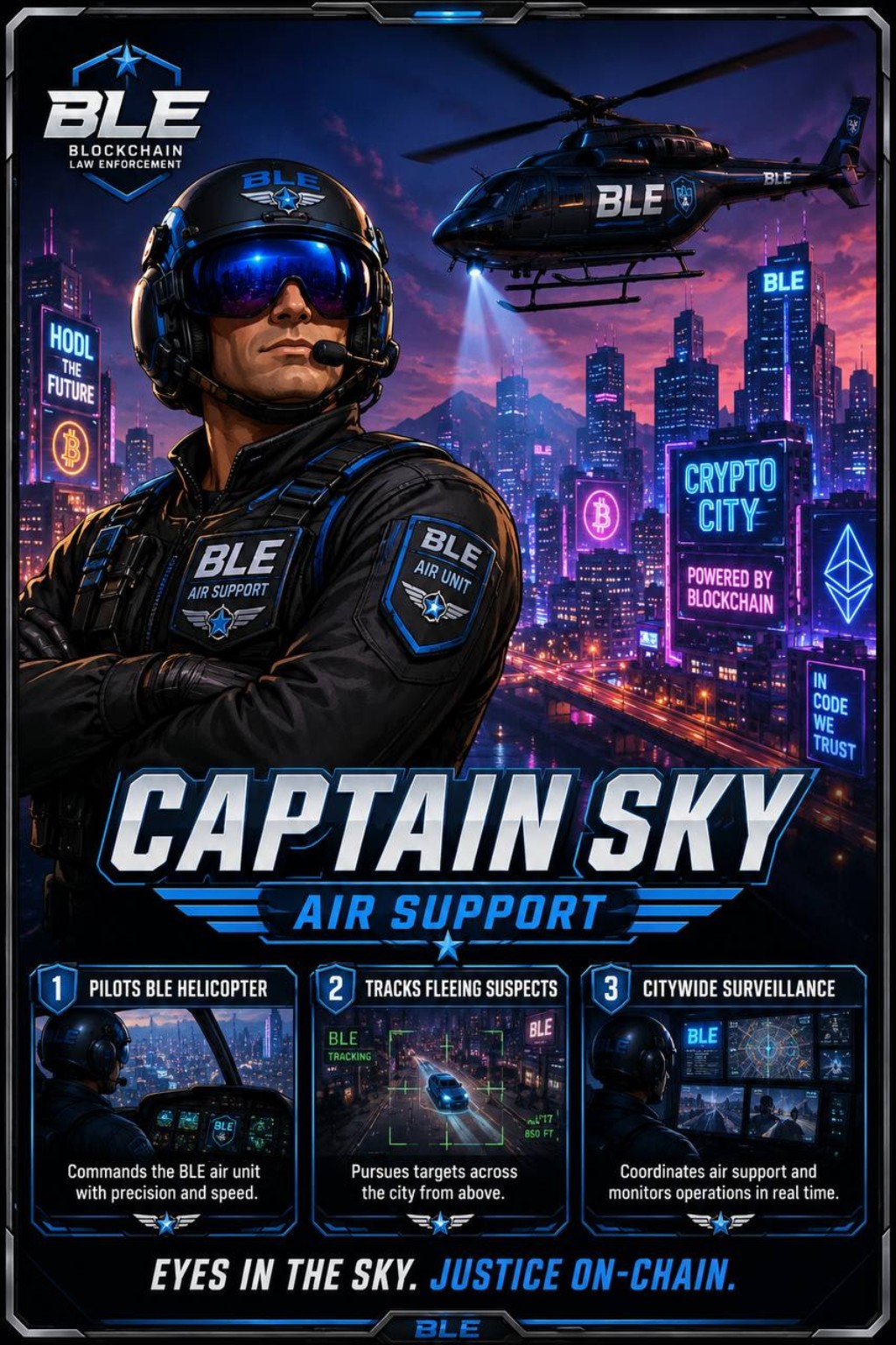 Captain Sky BLE character
