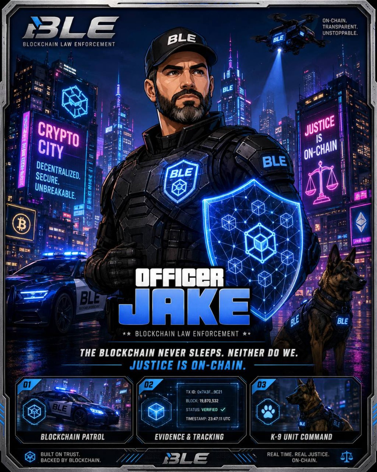 Officer Jake BLE character